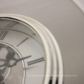 Silver Color 97 mm Skeleton Fashion Design Decor Room Wall Clock